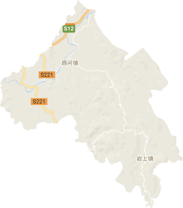 西河镇电子地图