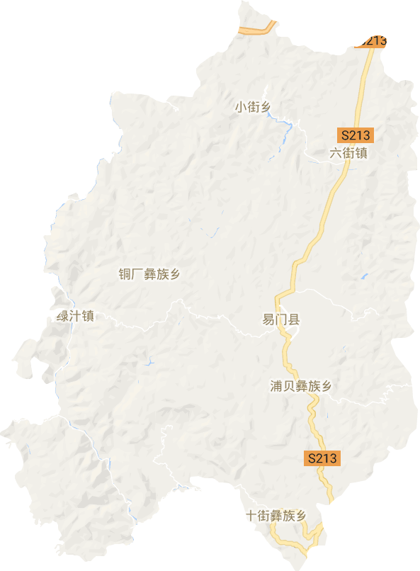 易门县电子地图