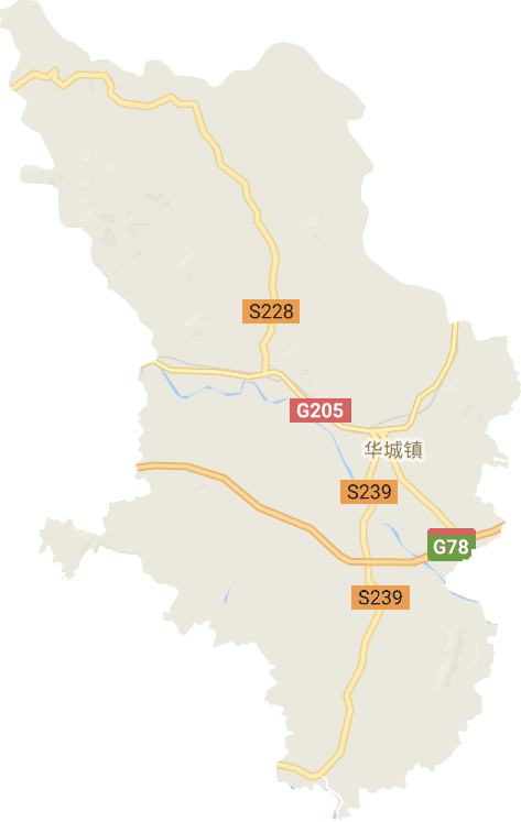 华城镇电子地图