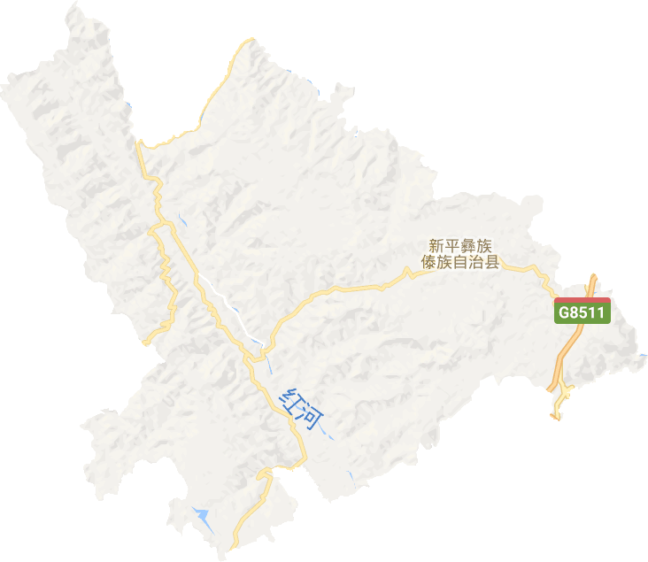 新平县电子地图