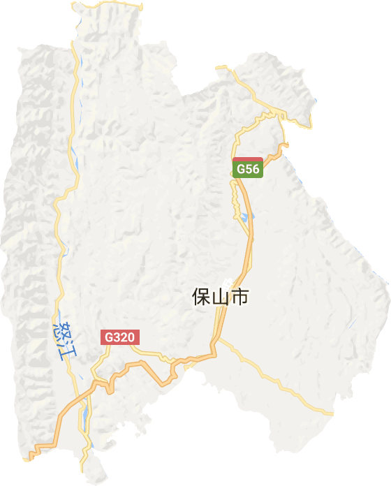 隆阳区电子地图