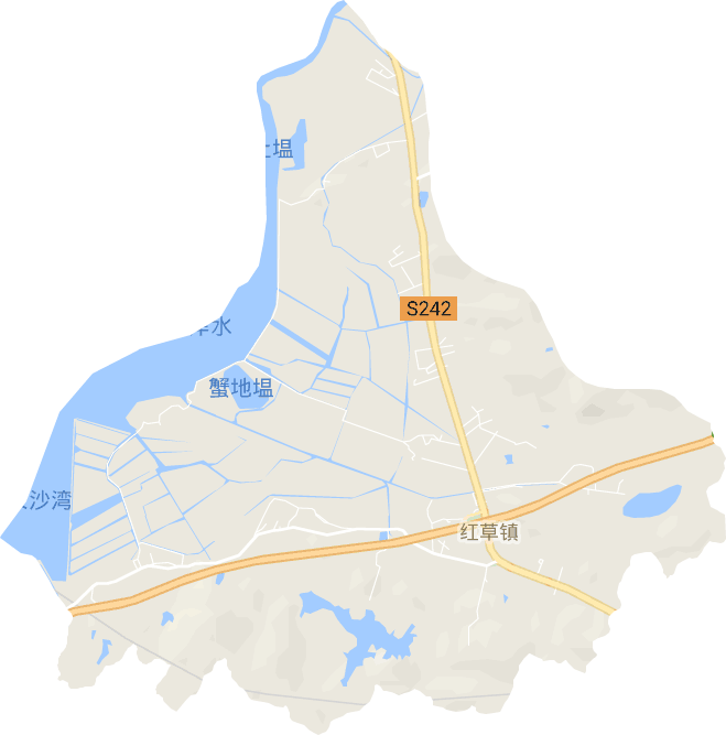 红草镇电子地图