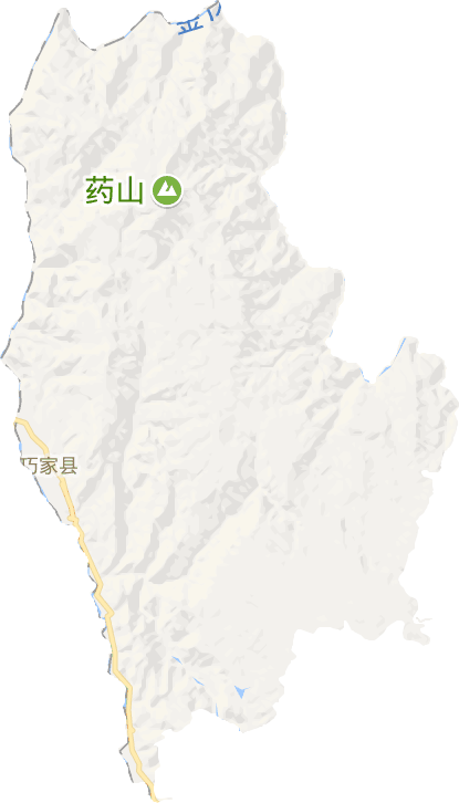 巧家县电子地图