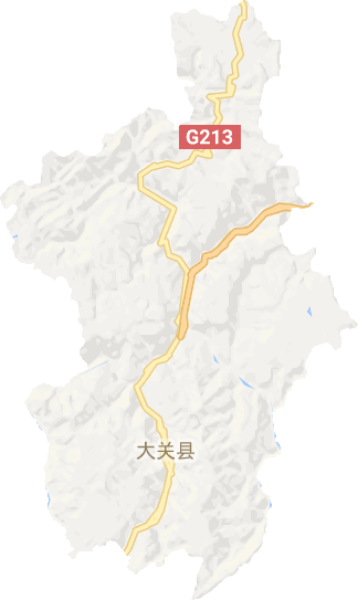 大关县电子地图