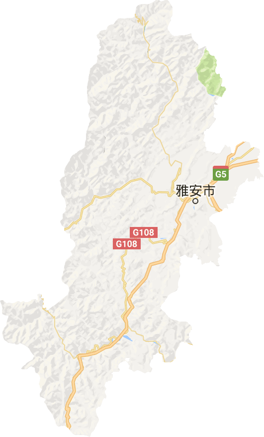 雅安市电子地图