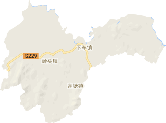 下车镇电子地图