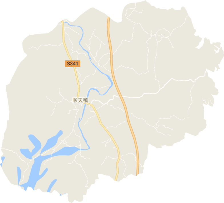 顺天镇电子地图
