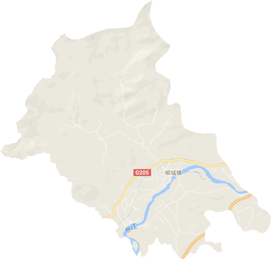 柳城镇电子地图