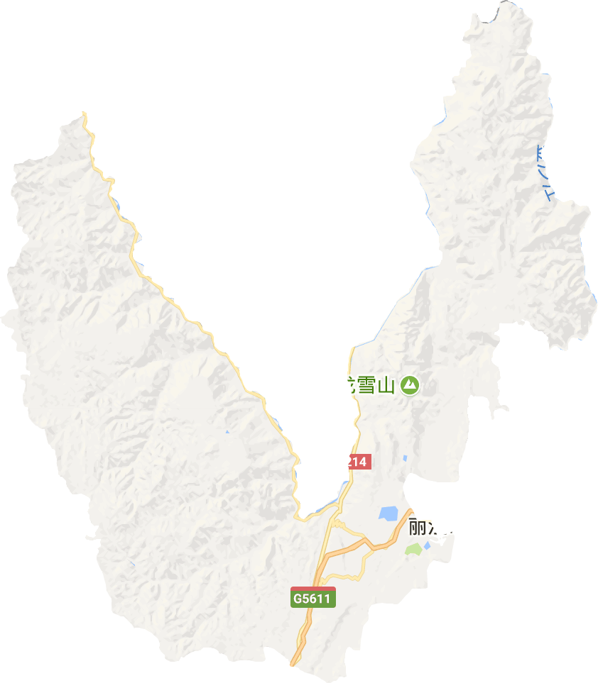 玉龙县电子地图