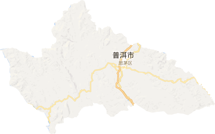 思茅区电子地图