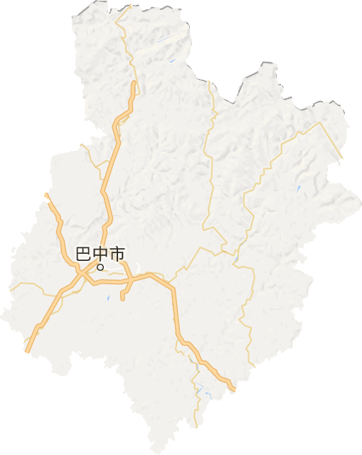 巴中市电子地图