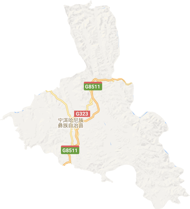 宁洱县电子地图