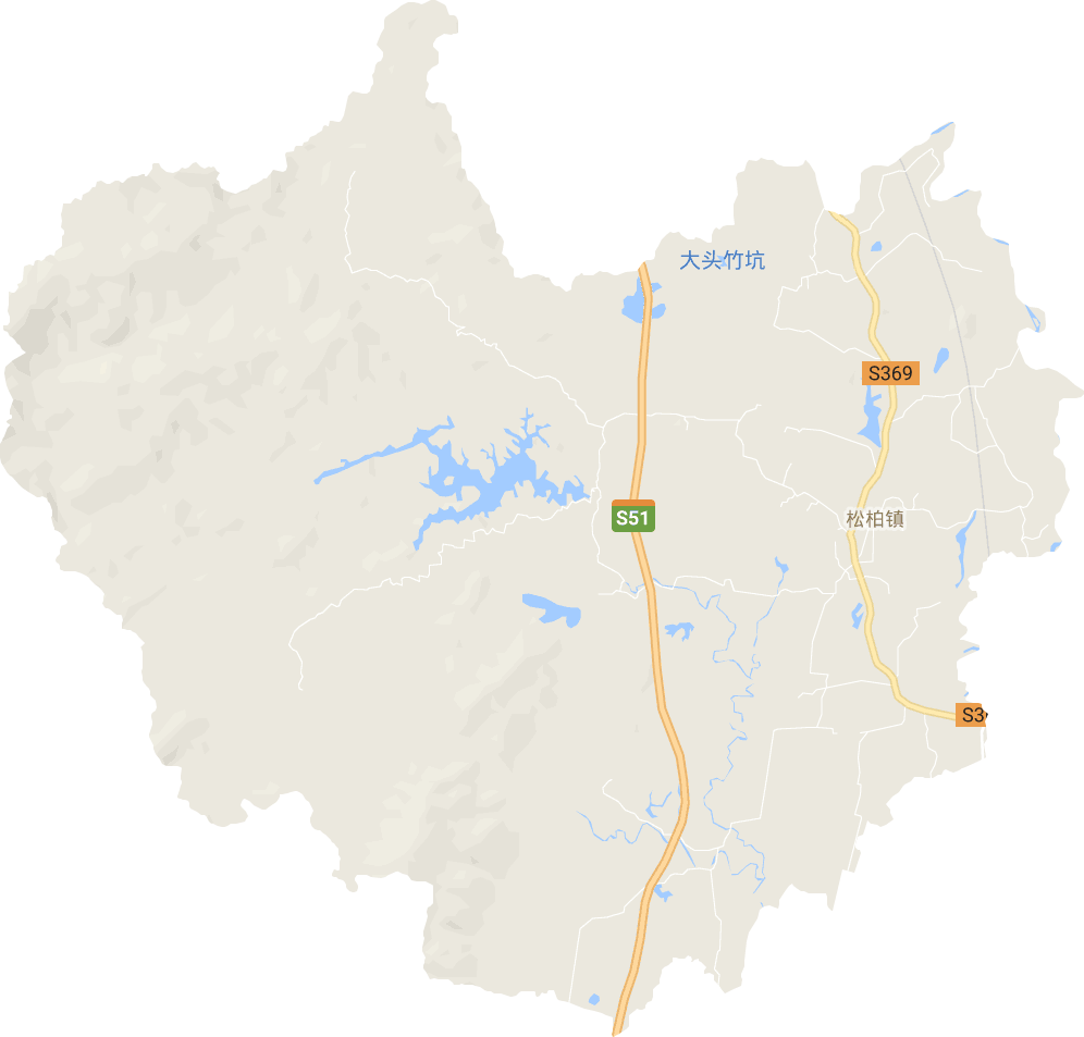 松柏镇电子地图
