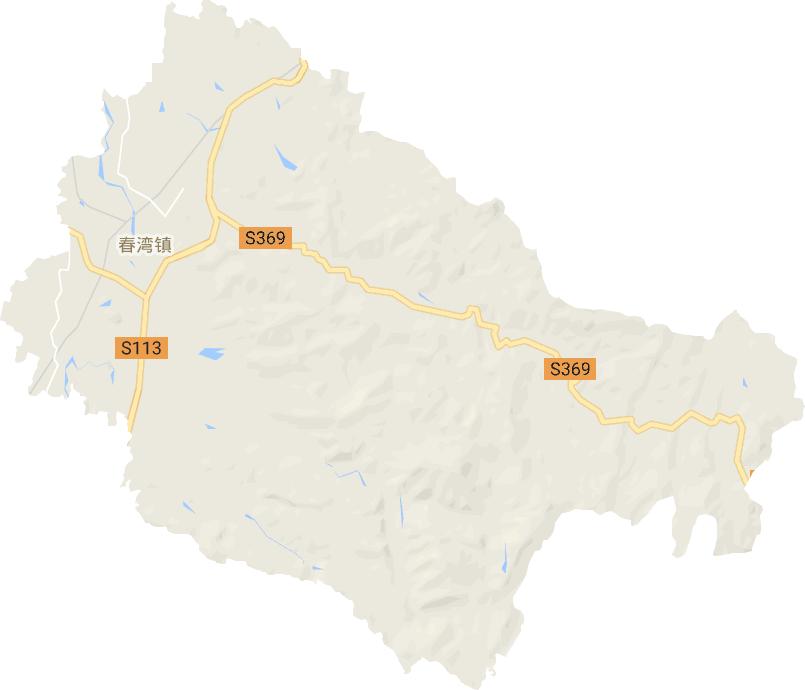 春湾镇电子地图