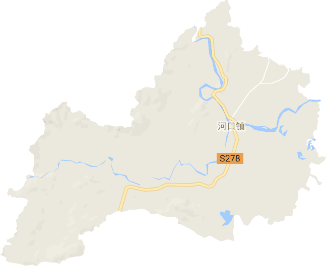 河口镇电子地图