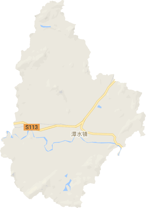潭水镇电子地图