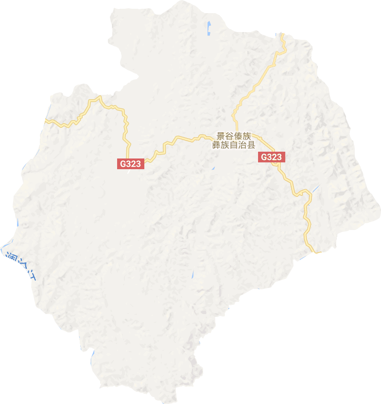 景谷县电子地图