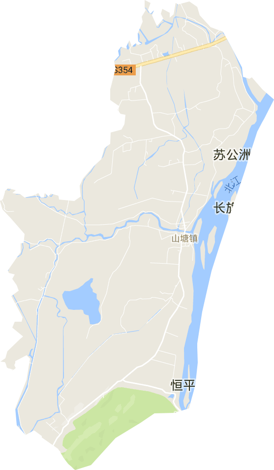 山塘镇电子地图