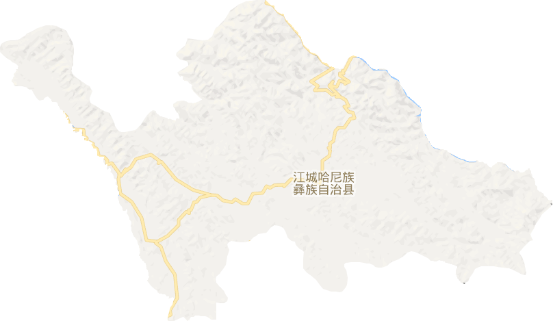 江城县电子地图