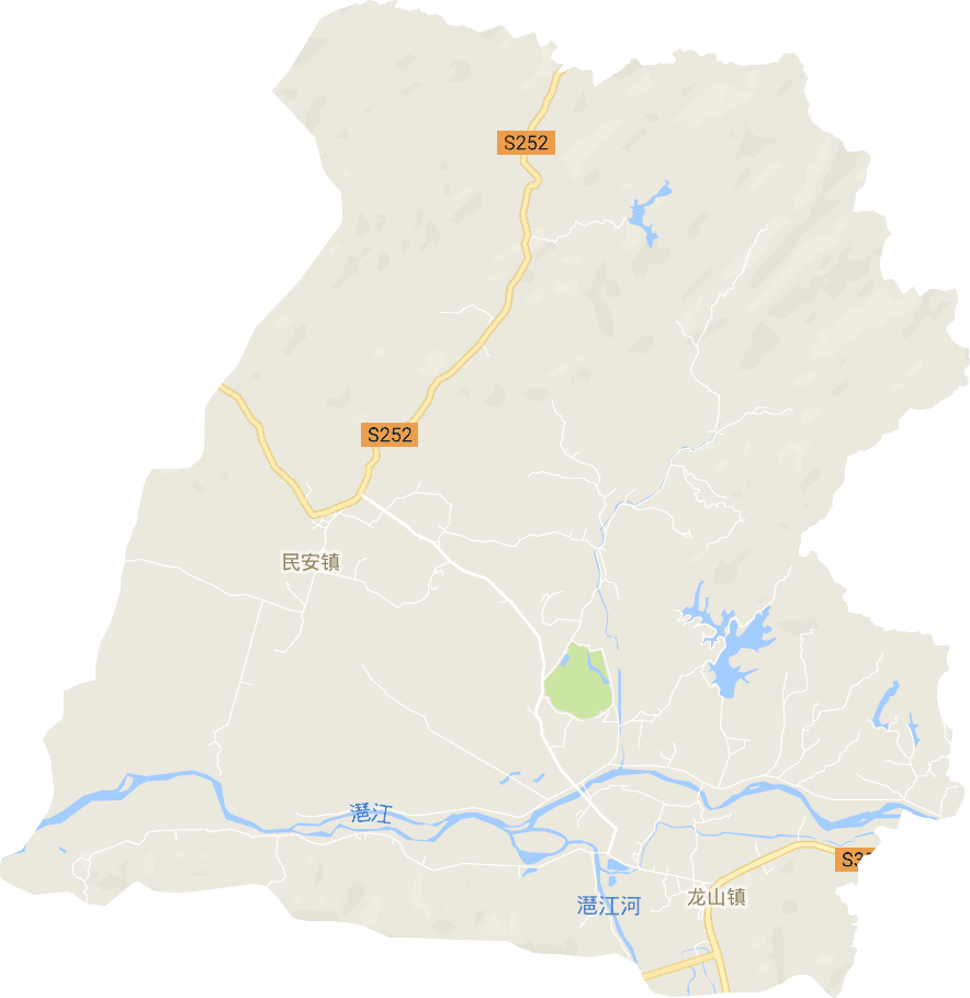 龙山镇电子地图