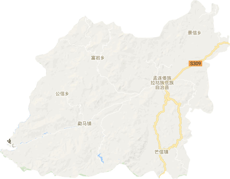 孟连县电子地图