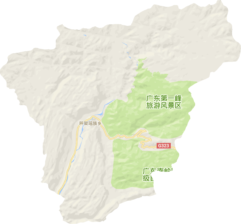 秤架瑶族乡电子地图