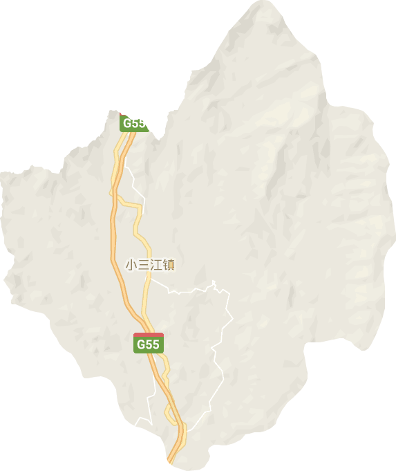 小三江镇电子地图