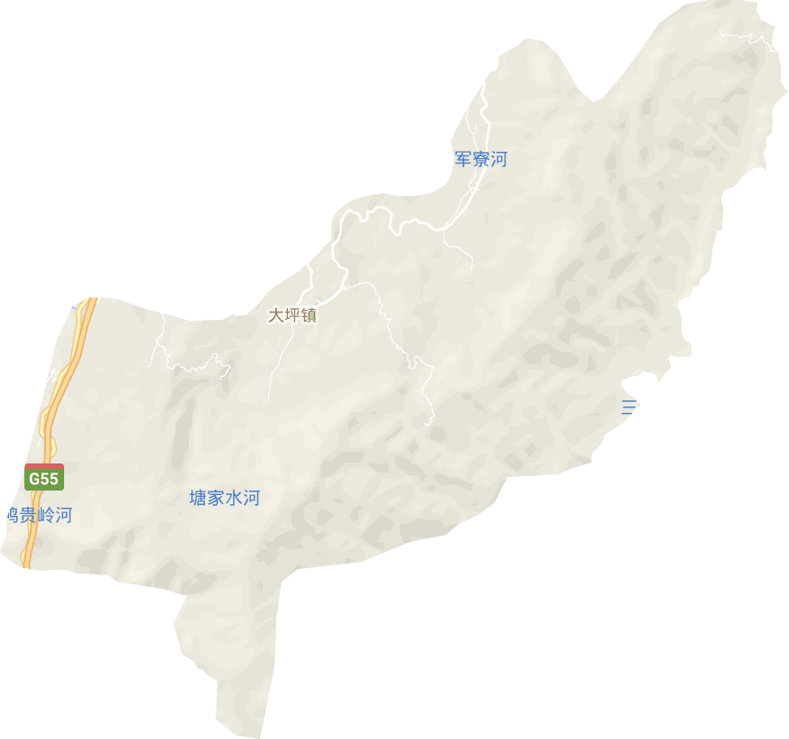 大坪镇电子地图