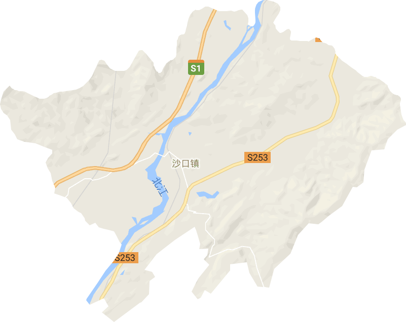 沙口镇电子地图