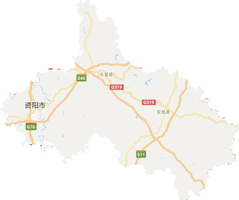 资阳市电子地图