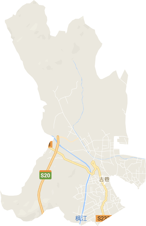 古巷镇电子地图