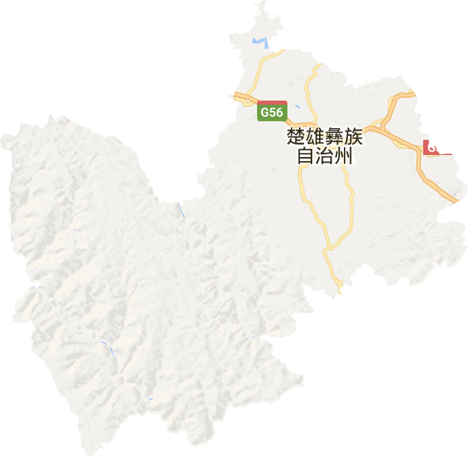 楚雄市电子地图