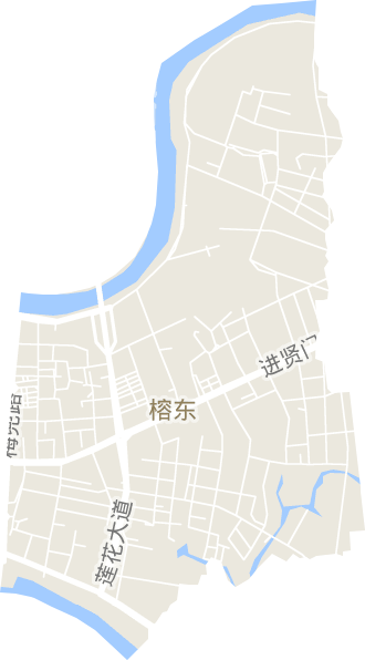 榕东街道电子地图