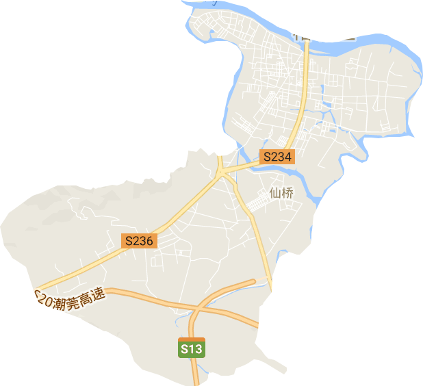 仙桥街道电子地图