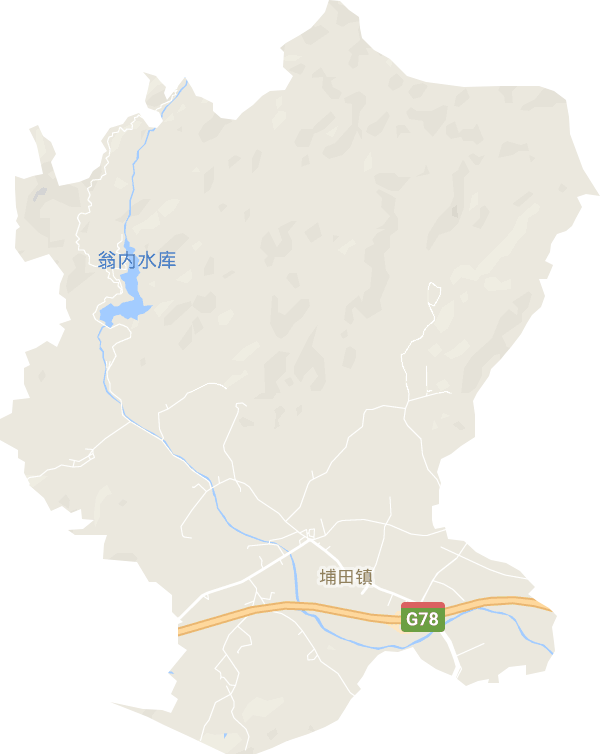 埔田镇电子地图