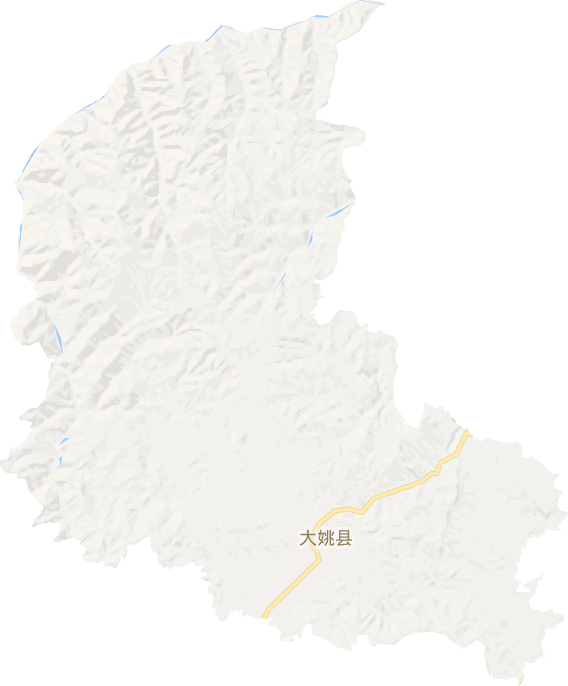 大姚县电子地图