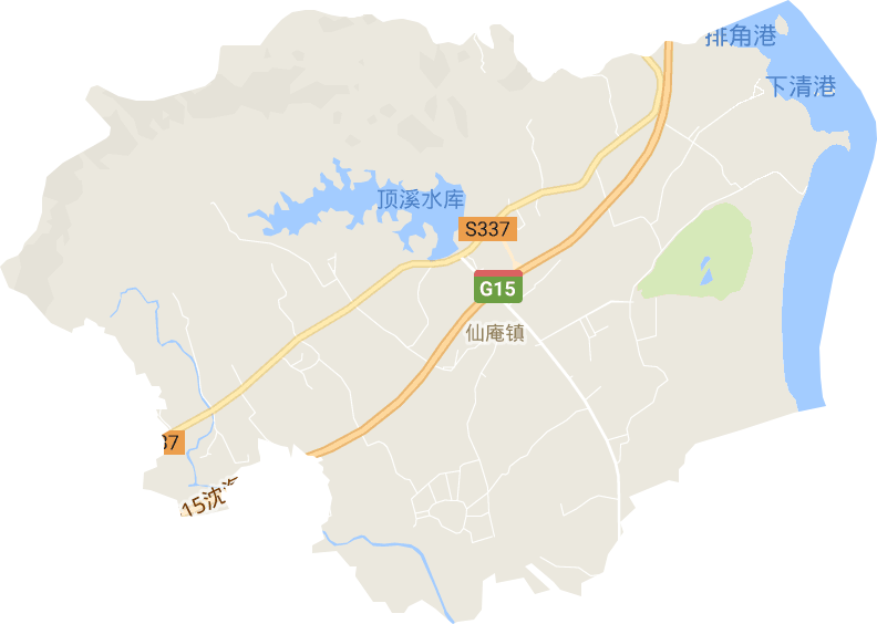 仙庵镇电子地图