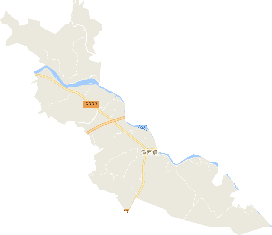 溪西镇电子地图