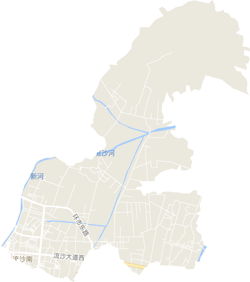 流沙东街道电子地图