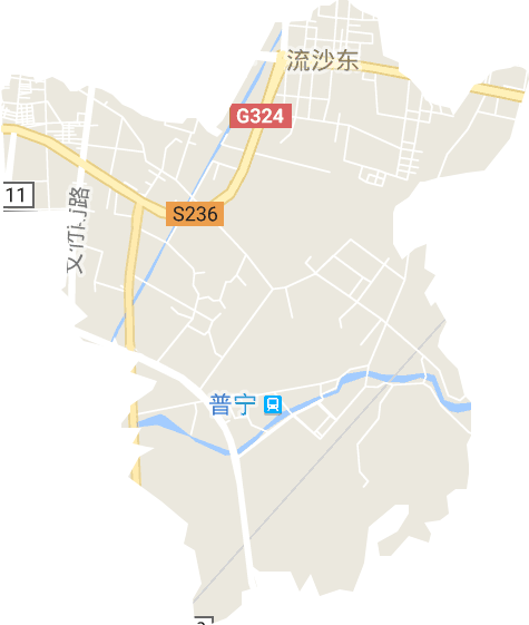 流沙南街道电子地图