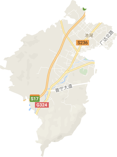 池尾街道电子地图