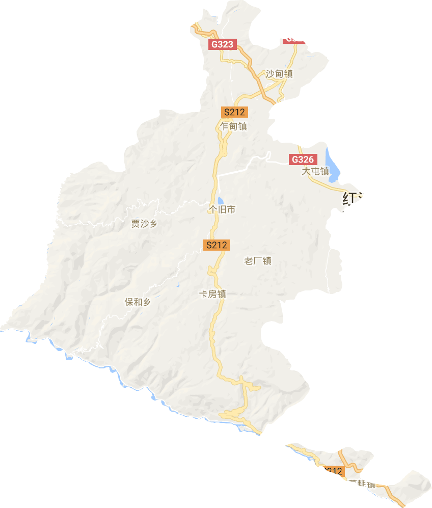 个旧市电子地图