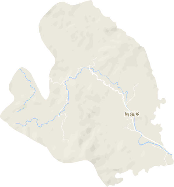 后溪乡电子地图