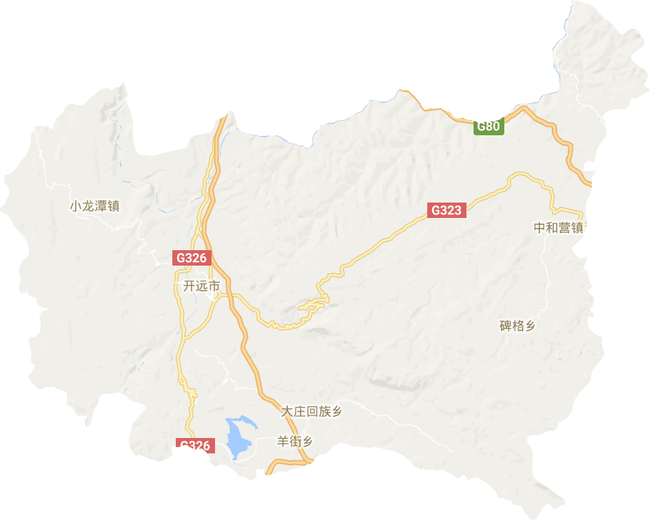 开远市电子地图