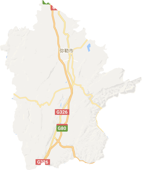 弥勒市电子地图