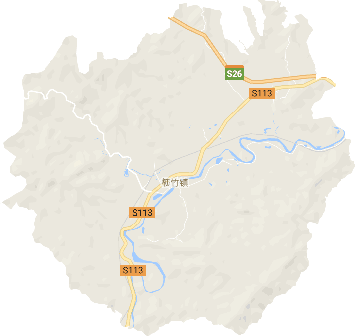 簕竹镇电子地图