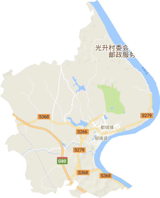 都城镇电子地图