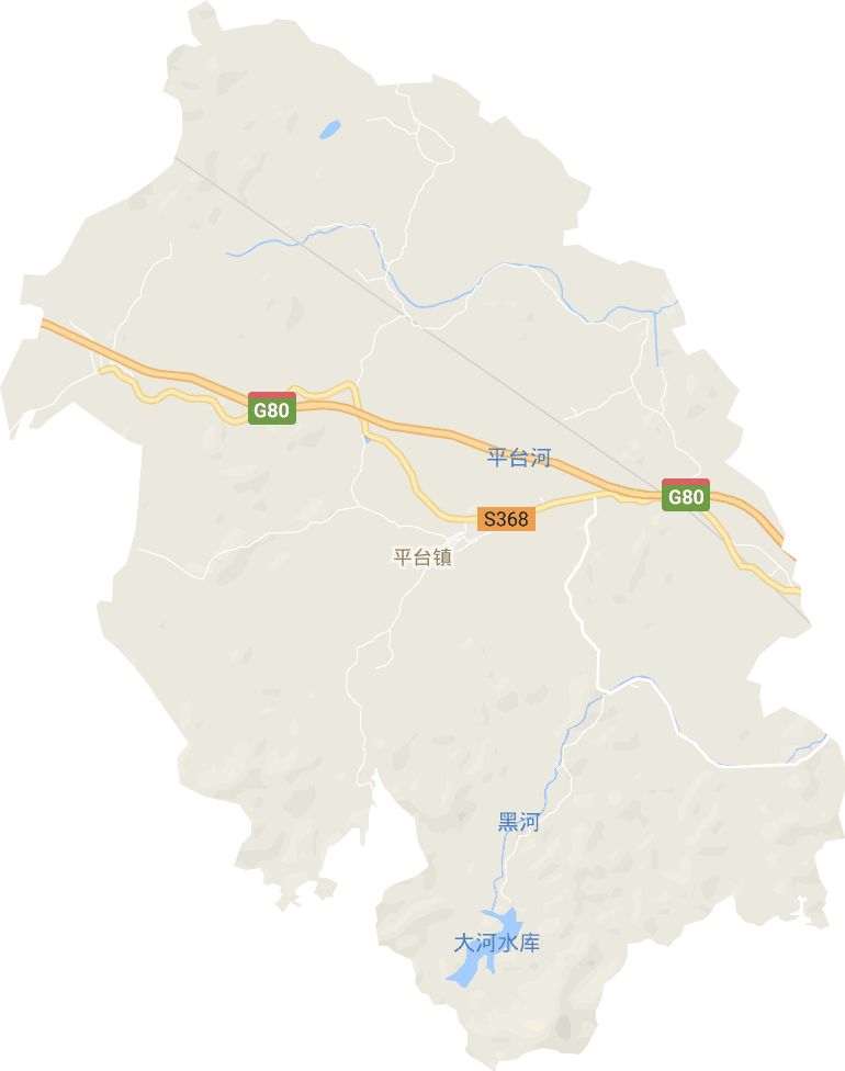 平台镇电子地图