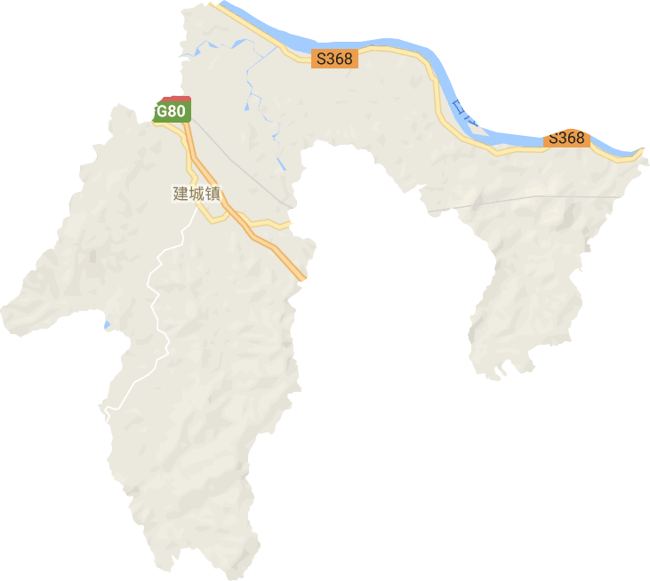 建城镇电子地图