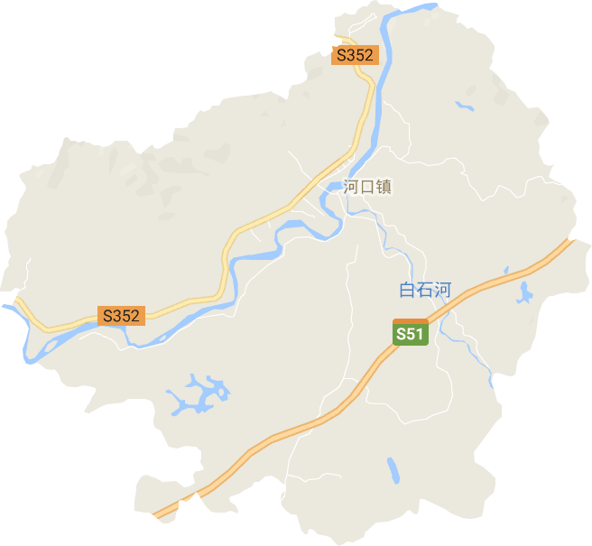 河口镇电子地图